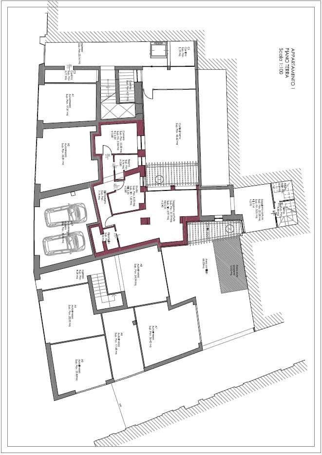 Piantina appartamento I piano terra