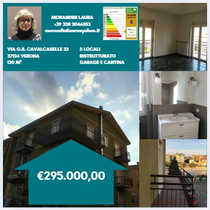 Vendo appartamento Ponte Crencano – Via G.B.Cavalcaselle 33 – 37124 Verona
