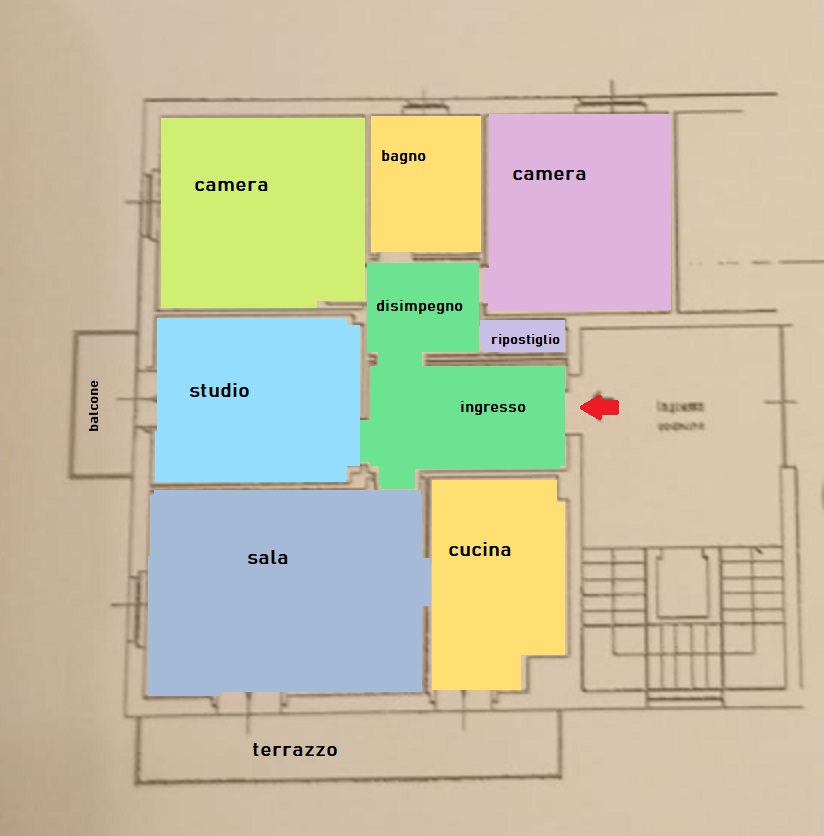 Rosia – Sovicille (SI) vendesi appartamento quadrilocale con garage