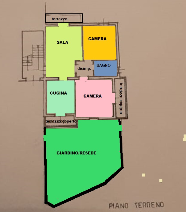 San Rocco a Pilli Sovicille (SI) – trilocale con garage e giardino