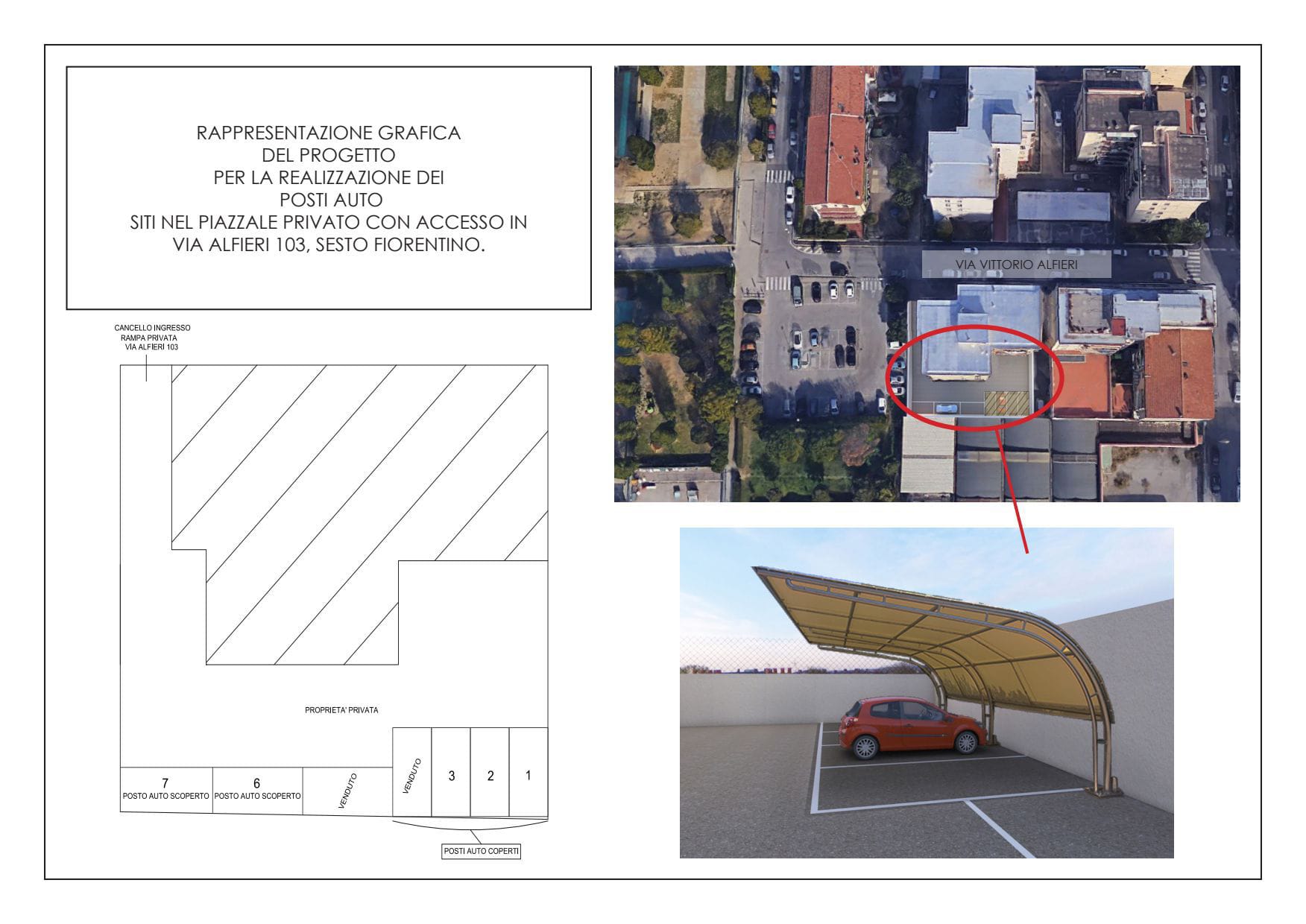 Sesto Fiorentino: Posto Auto COPERTO, Vera Occasione a soli 13.000€! ANCHE IN AFFITTO