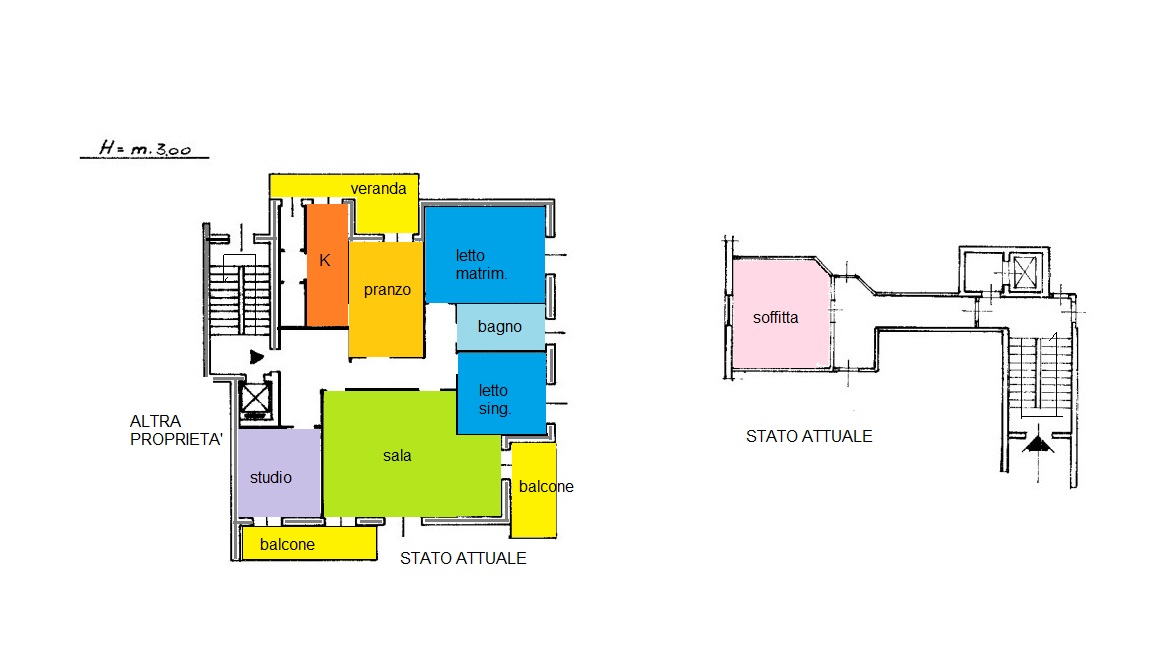 Proponiamo in vendita ampio appartamento di 154 mq.