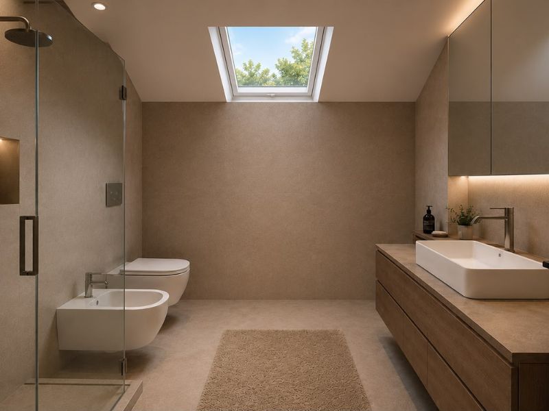 Sottotetto bagno La Pomaria 01