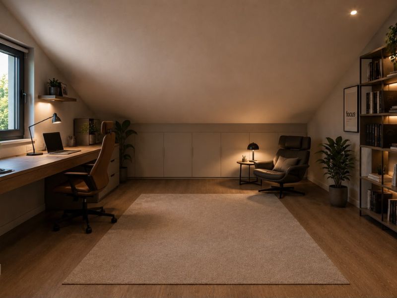 Sottotetto studiolo La Pomaria 01