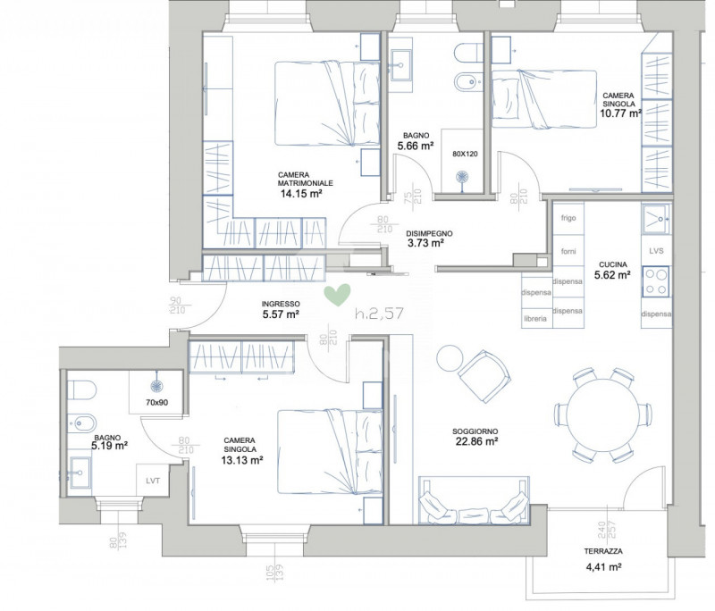 Appartamento in vendita di 110 mq Image 9