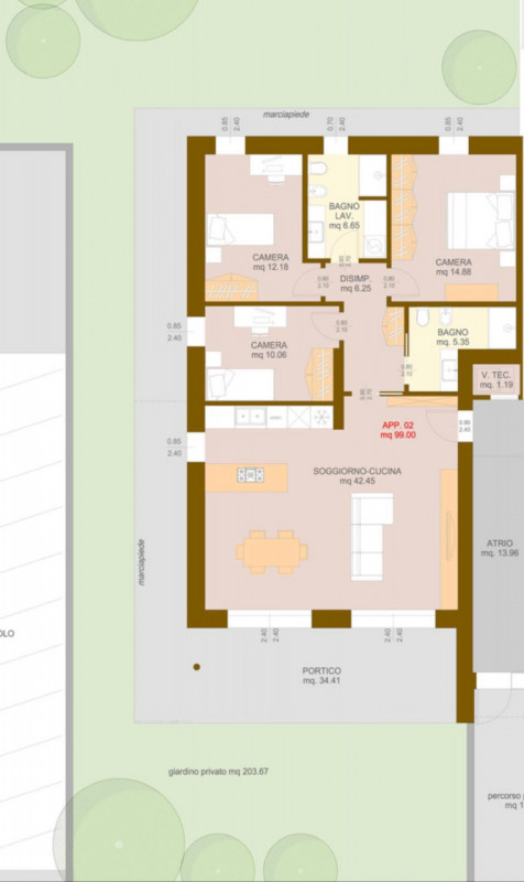 Appartamento in vendita di 141 mq a San Martino di Lupari Image 2