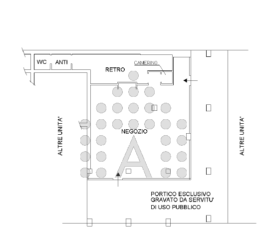 Negozio in affitto di 117 mq a Montegrotto Terme