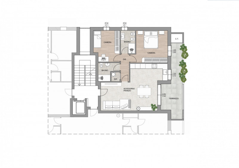 Appartamento in vendita di 85 mq Thumbnail