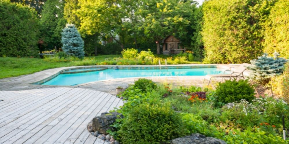 Piscina in giardino
